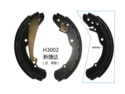 Drum brake pads 19006  H3002